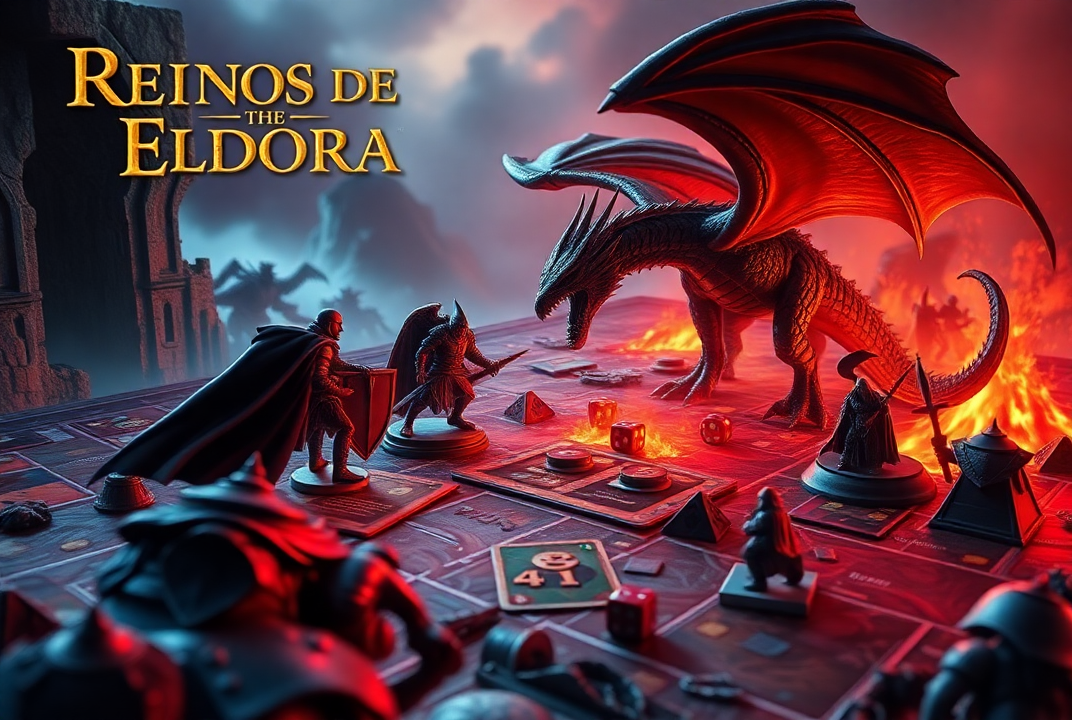 Tabuleiro e cartas do jogo